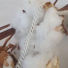 Ланцюжок срібний з плетінням Венеція легкий 40 см