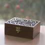 Шкатулка "Безкінечність" натуральне дерево, ручна робота прорізанний малюнок