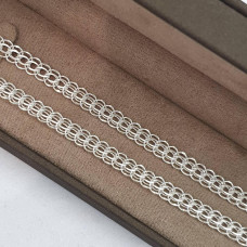 Ланцюжок срібний з плетінням Венеція на шию 55 см