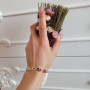 Браслет ''Емма'' зі срібла із золотими вставками, без каменів