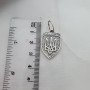 Кулон срібний тризуб герб України