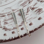 Сережки срібні з чорнінням та квітковим орнаментом