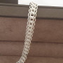 Срібний браслет на руку з плетінням Венеція 20 см