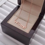Silver necklace with Home gilding and Ukraine outline