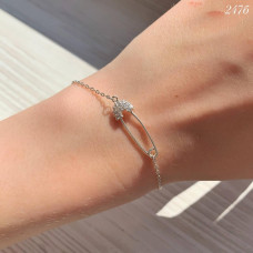 Срібний браслет Шпилька