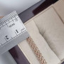 Браслет золотий з плетінням Венеція, 23 см