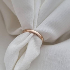 Gold wedding ring thin, size 21.5
