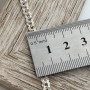 Ланцюжок срібний з плетінням Бісмарк на шию легка 45 см
