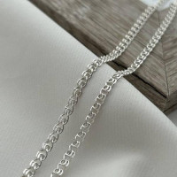 Ланцюжок зі срібла з плетінням Лав жіночий 60 см