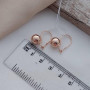 Сережки із золота золоты кульки гладкі без каменів