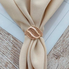 Каблучка золота ажурна без каменів широка 2.80