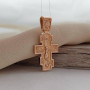 Хрестик золотий з розп'яттям і ангелами під ланцюжок або шнур 3.93