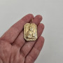 Ладанка зі срібла з позолотою та образом Святого Миколая