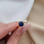 Каблучка срібло з золотом і кольоровими цирконами